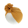 Baby Cotton Turban Hat with Blossom Knot