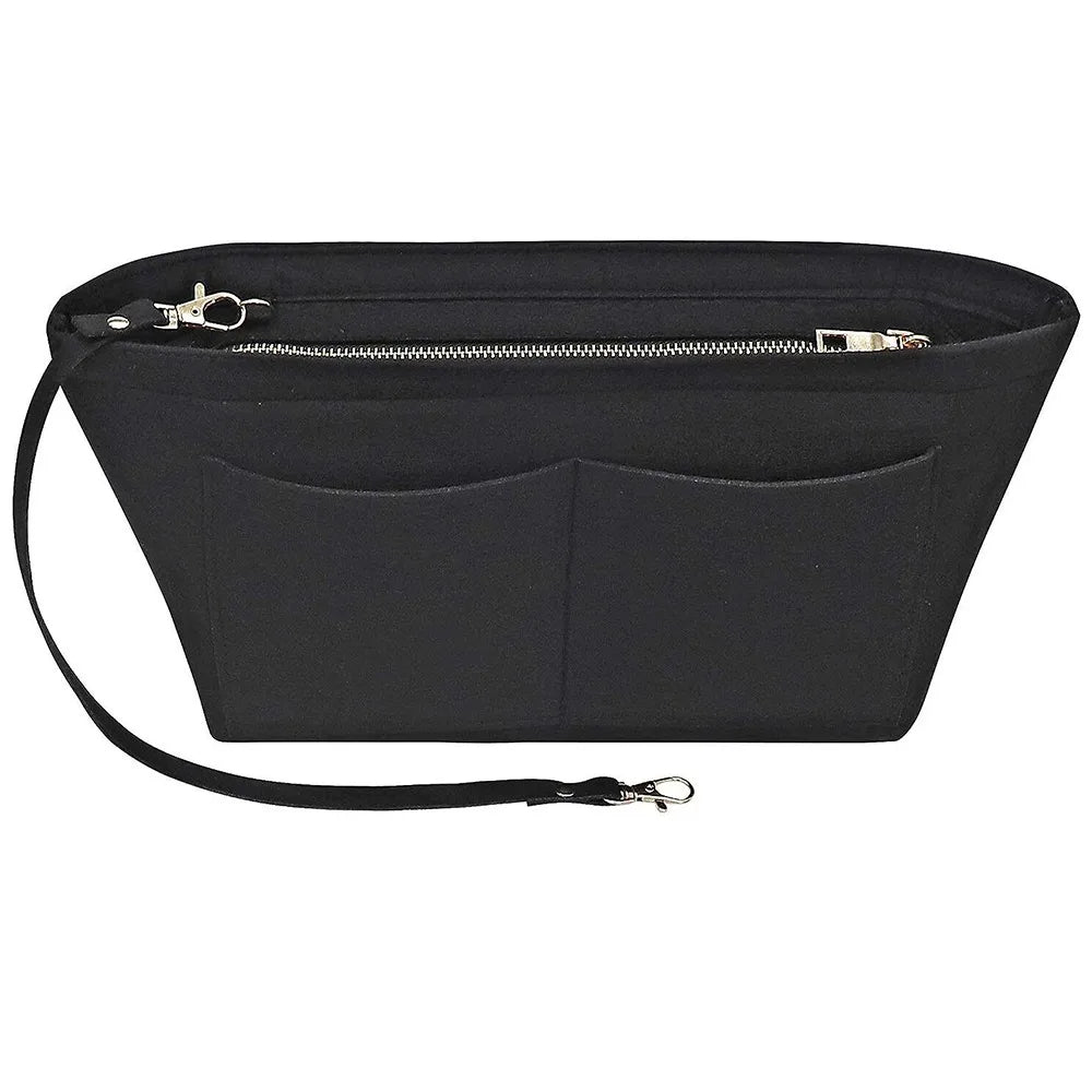 Felt Handbag Organizer with Detachable Key Chain