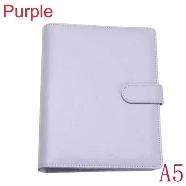 Premium wiederbefüllbares Leder-Notizbuch-Organizer