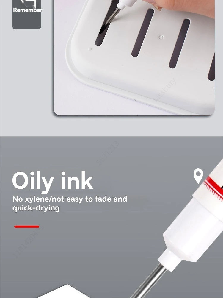 Waterproof Deep Hole Paint Markers for Metal & Woodworking