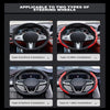 Carbon Fiber Steering Wheel Booster Cover Set (2-Pack)