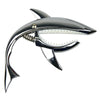 A silver pro-grade zinc alloy guitar capo with a curved neck and a serrated top plate.