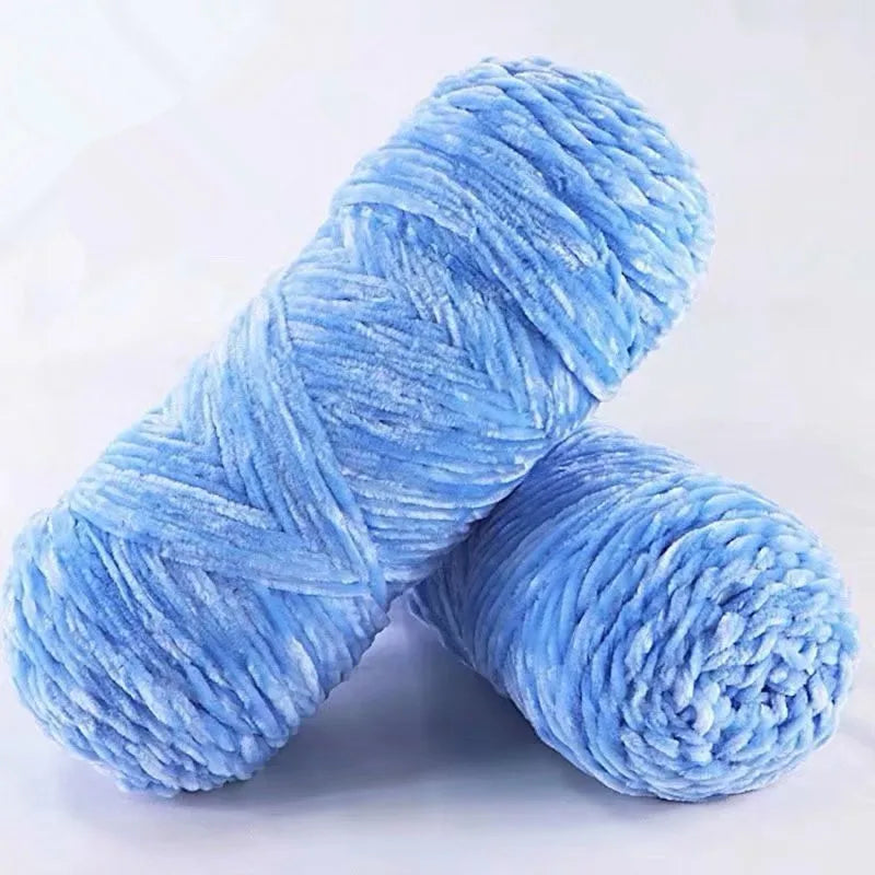 Soft Chenille Yarn for Knitting and Crochet