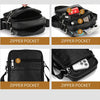 Vintage Leather Messenger Bag for Men – Adjustable Crossbody Shoulder Bag