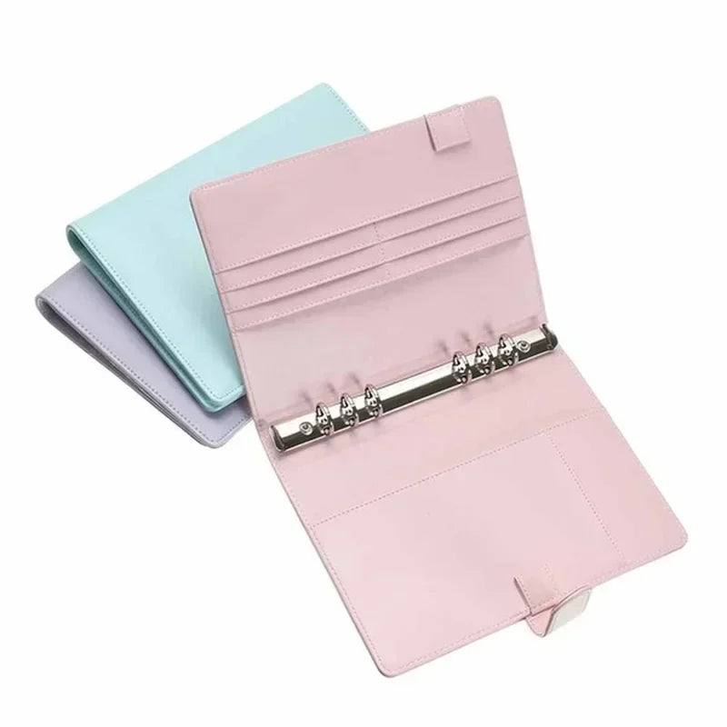 Premium wiederbefüllbares Leder-Notizbuch-Organizer