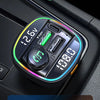 Bluetooth FM Transmitter with 22.5W Fast Charging Car Adapter