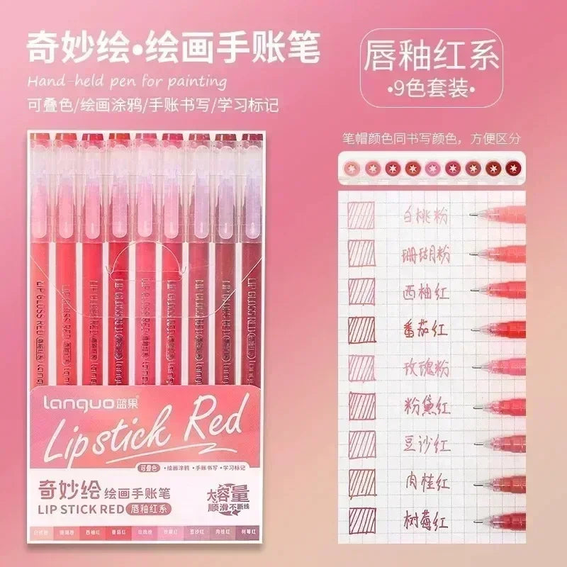 3D Embossed Acrylic Gel Pens - 6/144 Color Options