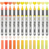 12-Piece Acrylic Paint Marker Set with Brush Tips