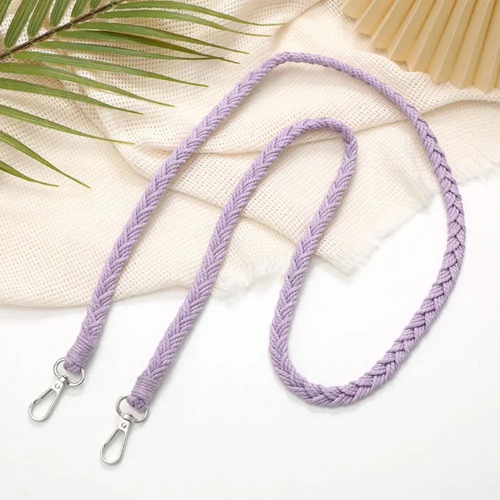 Handwoven Braided Bag Strap – Detachable Crossbody Belt