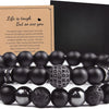 Triple Protection Men's Gemstone Bracelet