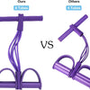 6-Tube Resistance Band Pedal Puller for Full-Body Fitness