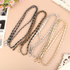 120cm Leather-Trimmed Chain Bag Strap