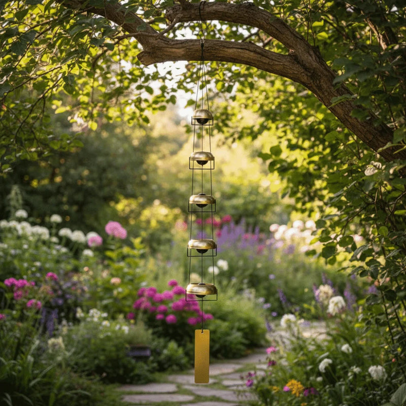 Japanese-Style Metal Pagoda Wind Chime