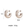Chunky Gold Hoop Earrings