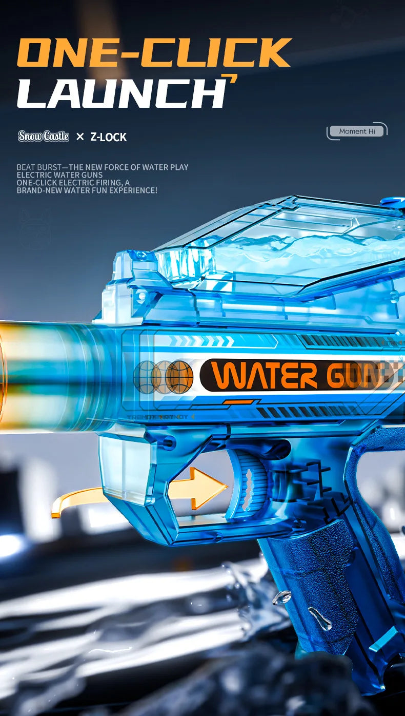 Electric Water Gun Toy with Lights and Sound