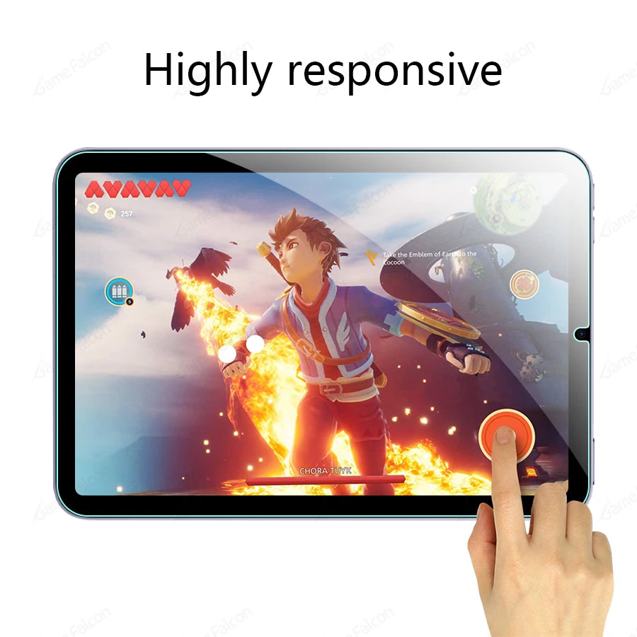 Ultra-Clear Tempered Glass Screen Protector for iPad
