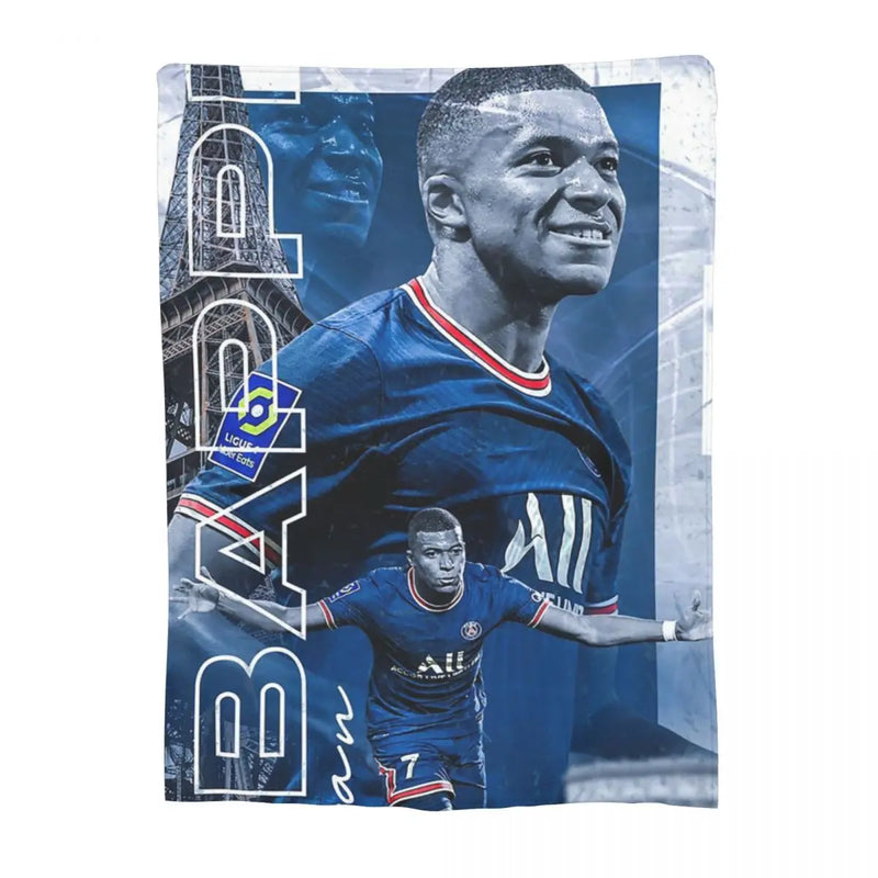 Manta de Fútbol para Fans de Mbappé