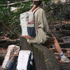 40L Water-Resistant Hiking Backpack with Ventilated Back Panel