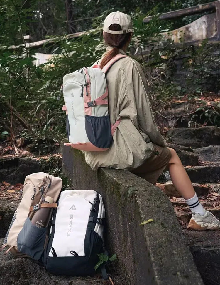 40L Water-Resistant Hiking Backpack with Ventilated Back Panel