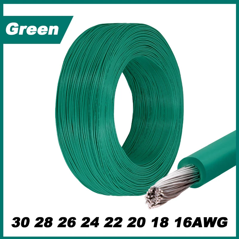 12-Color Tinned Copper Hookup Wire for DIY Projects