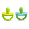 Silicone Teether Ring with Massage Dots for Soothing Gums