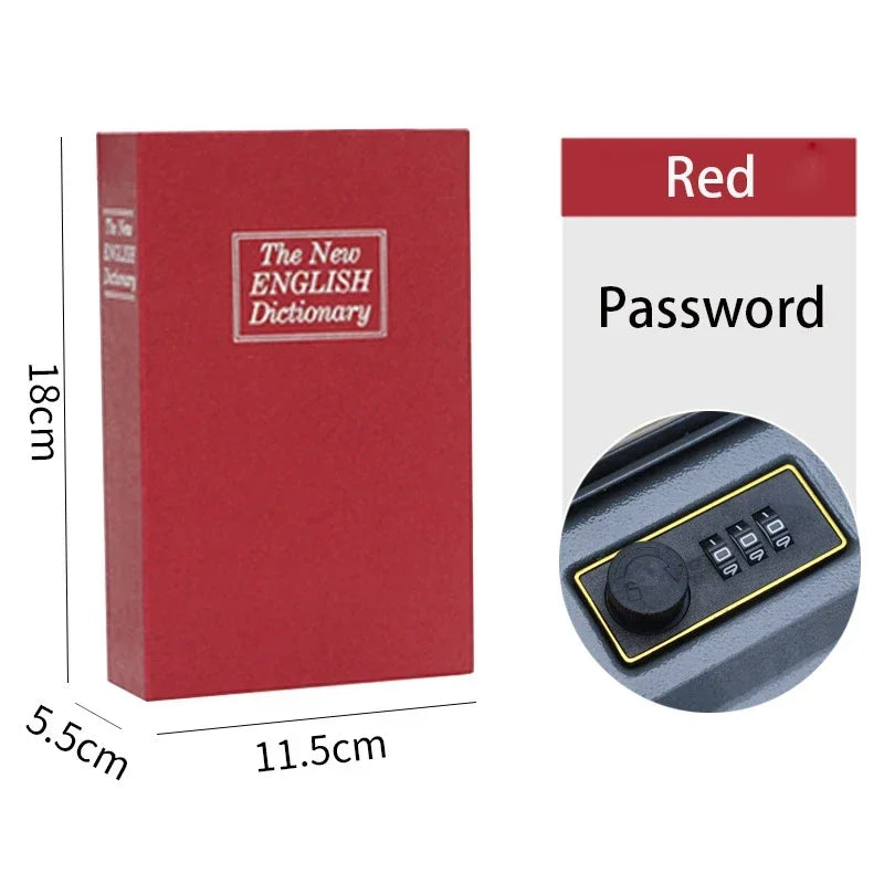 Book-Style Hidden Safe with Combination Lock