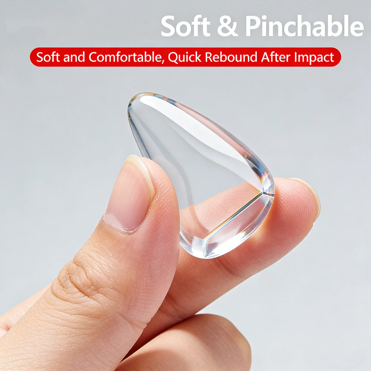 Clear Silicone Corner Guards for Baby Safety