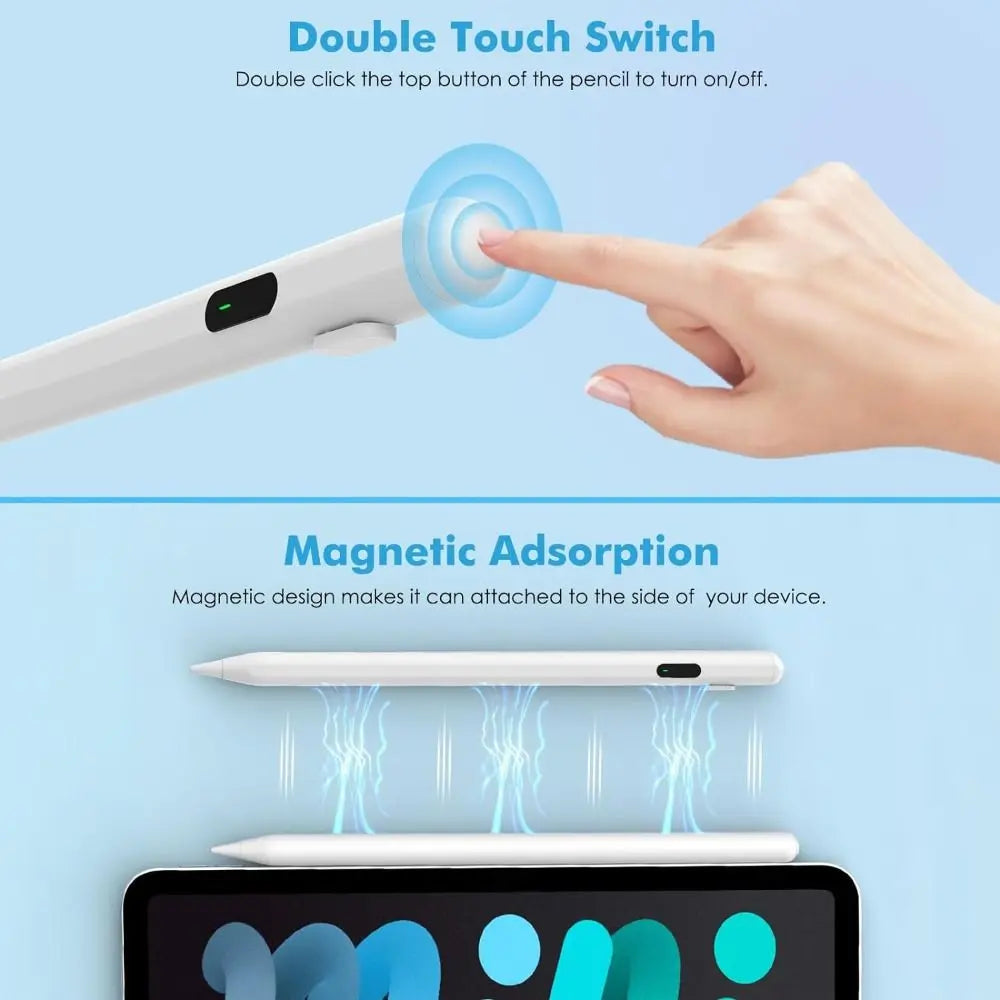 Universal Active Stylus Pen with LED Power Display