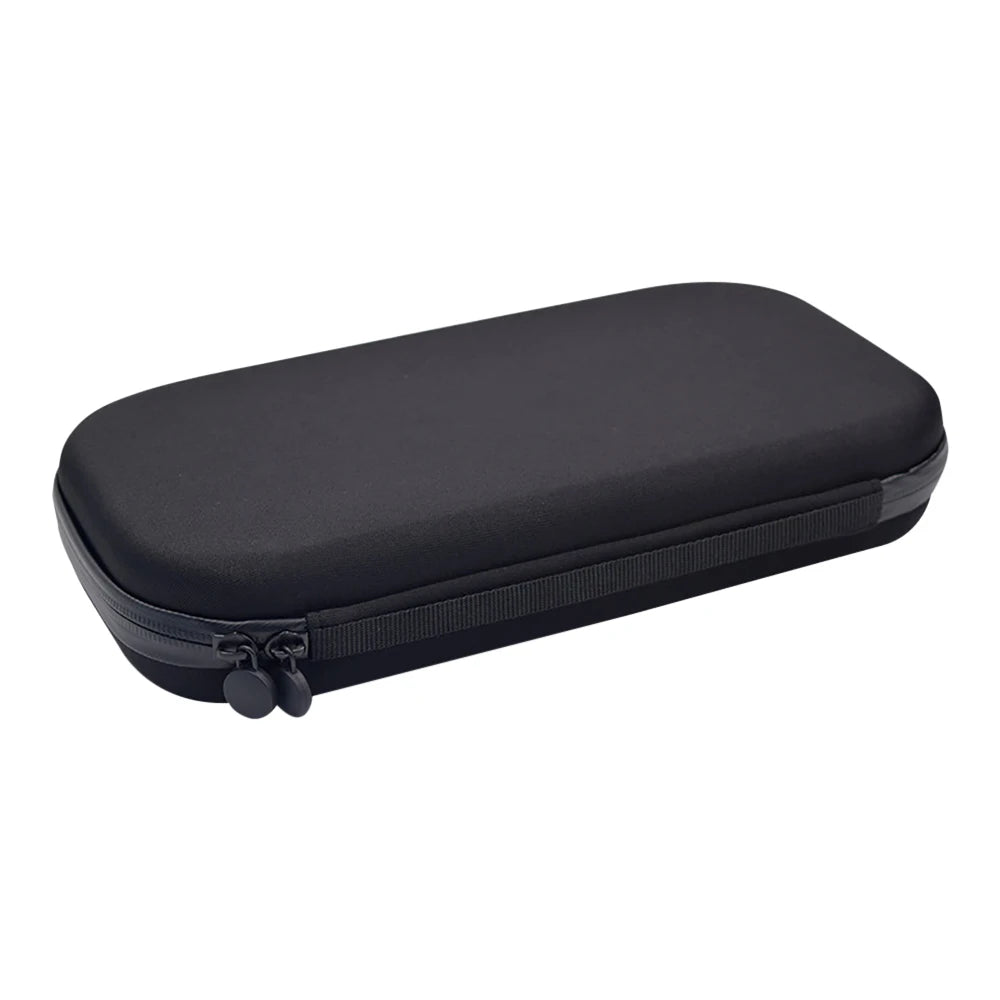Black shockproof EVA stethoscope storage case with an organizer pouch