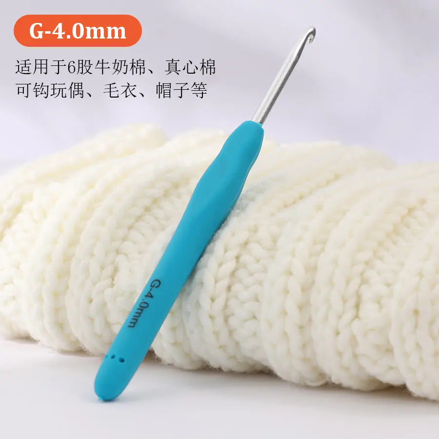 Aluminum Crochet Hook Set for Chunky Yarn & DIY Crafts