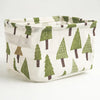 Foldable Canvas Storage Basket with Handles