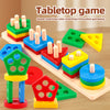 Montessori Shape Sorting Stacking Toy for Toddlers
