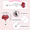 Cute Cat Acrylic ID Badge Reel with Retractable Clip
