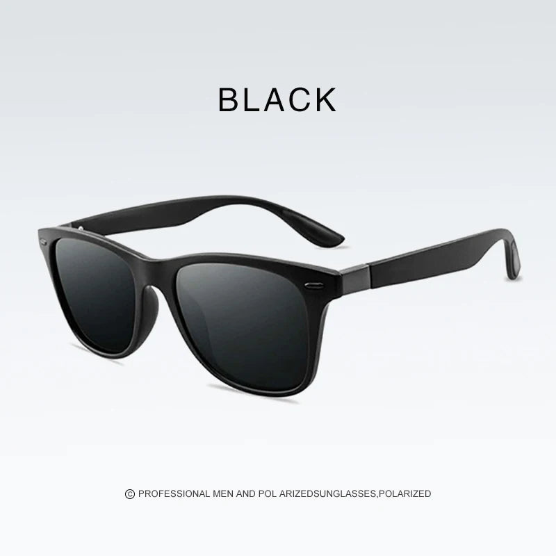 Retro Rectangle Sunglasses with UV400 Protection