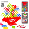 Balance Stacking Block Game with Cards & Challenges