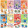 A collection of reusable stickers featuring characters from Toy Story including Woody, Buzz Lightyear, and other friends.