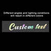 Custom Holographic Name Stickers – Handwritten Style, Waterproof & Durable