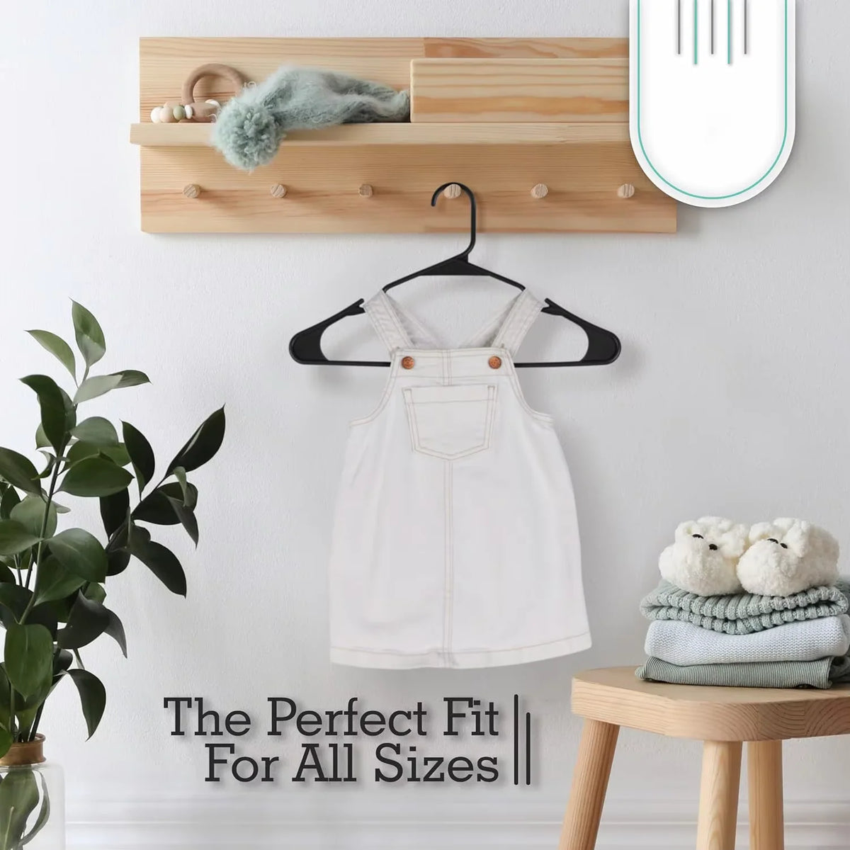 Non-Slip Shoulder Hangers for Everyday Wardrobe Organization