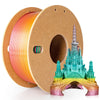 Silk Rainbow PLA Filament - Color Gradient