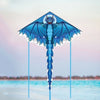 Vibrant 140cm Dragon Kite for Adults with 100m Line