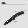 Compact Stainless Steel Folding Knife for Outdoor Adventures