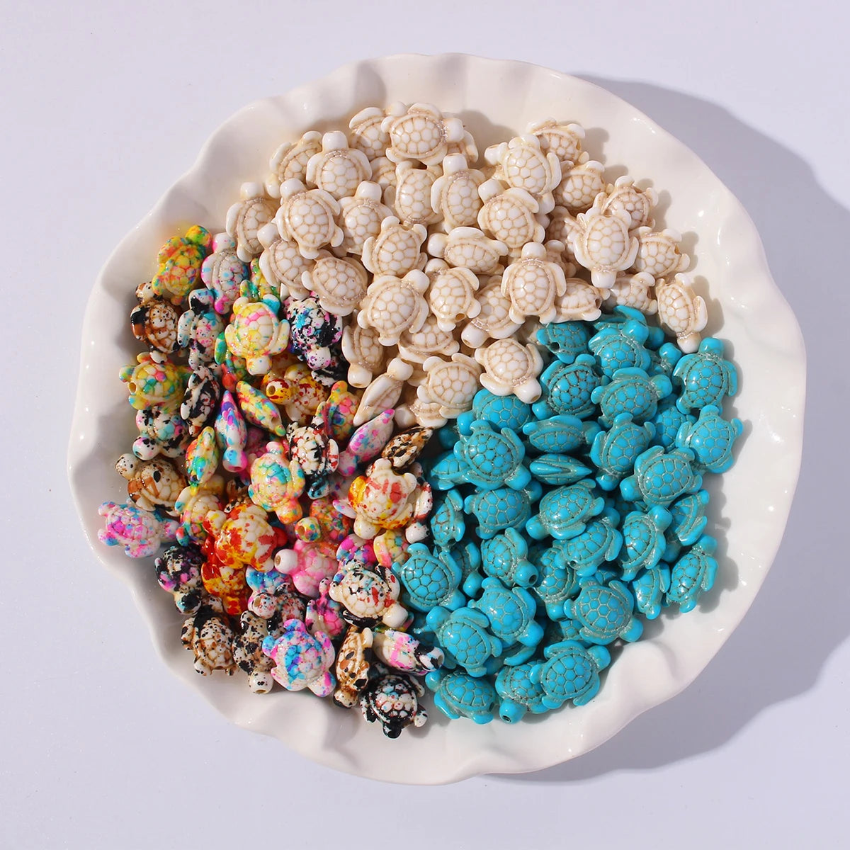 Ocean-Themed Turtle Charm Beads for Jewelry Making