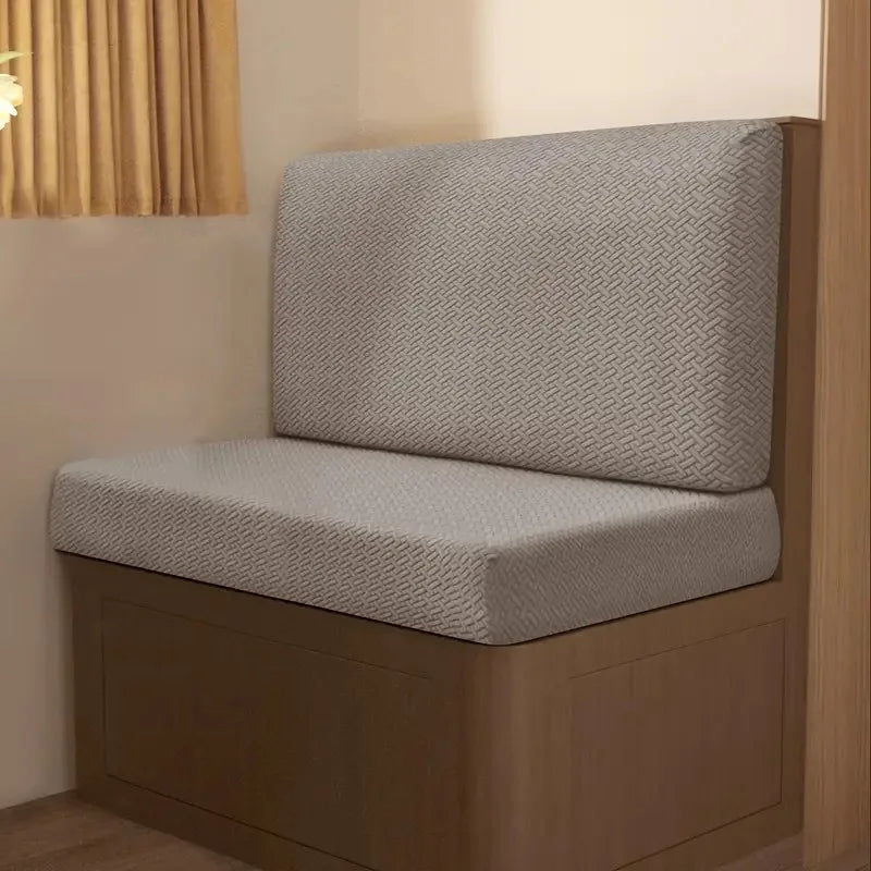 Stretch Jacquard RV Dinette Cushion Covers (2-Piece Set)