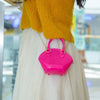 Transparent Jelly Crossbody Bag with Chain Strap