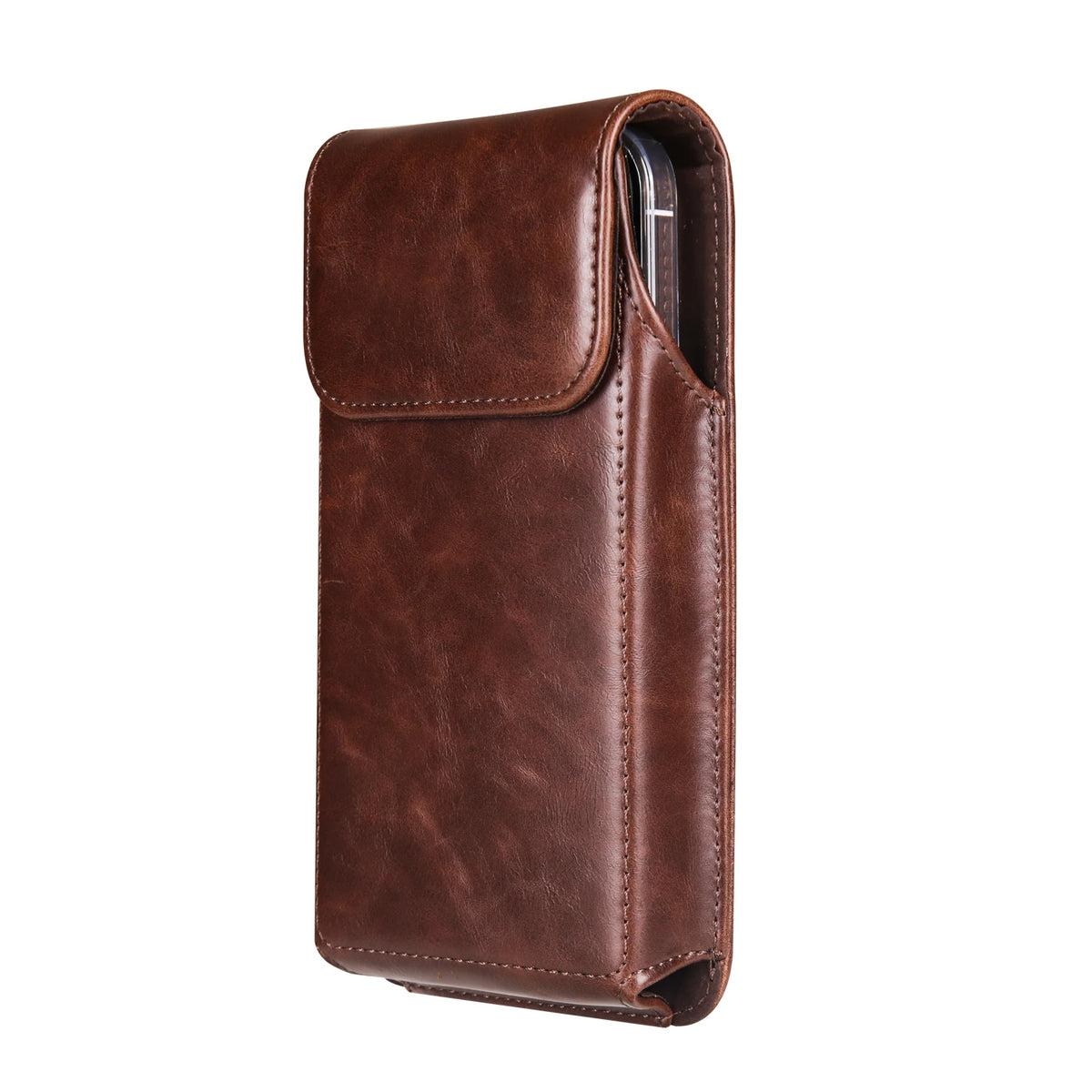 Genuine Leather Belt Clip Phone Holster for Men