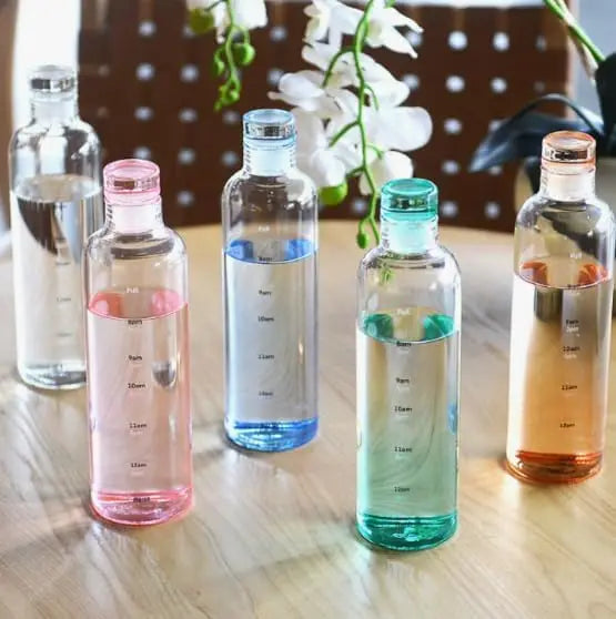 16oz Glass Water Bottle with Secure Lid