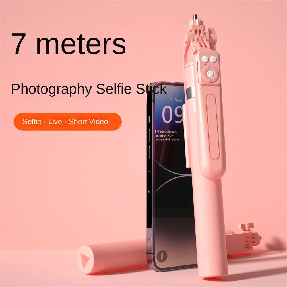 360° Rotating Bluetooth Selfie Stick & Tripod with Wireless Remote