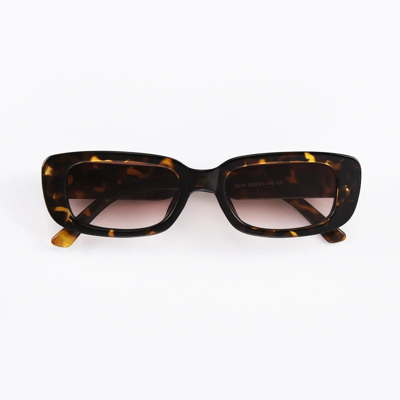 Classic Square Sunglasses with UV400 Protection