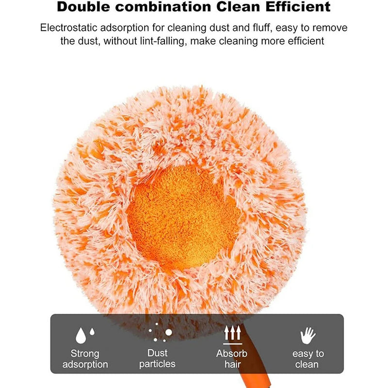 360° Rotating Microfiber Mop with Extendable Handle