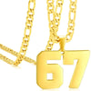 Collar de Número Deportivo de Acero Inoxidable